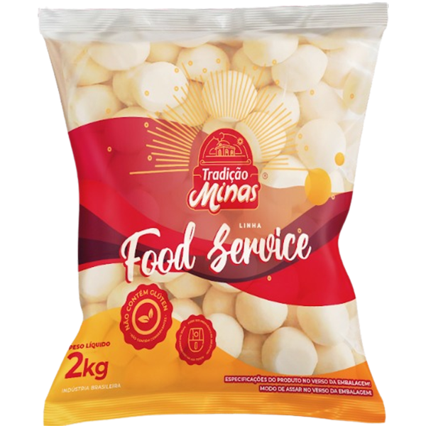 Pão de Queijo Tradição Minas Food Service Cebolinha